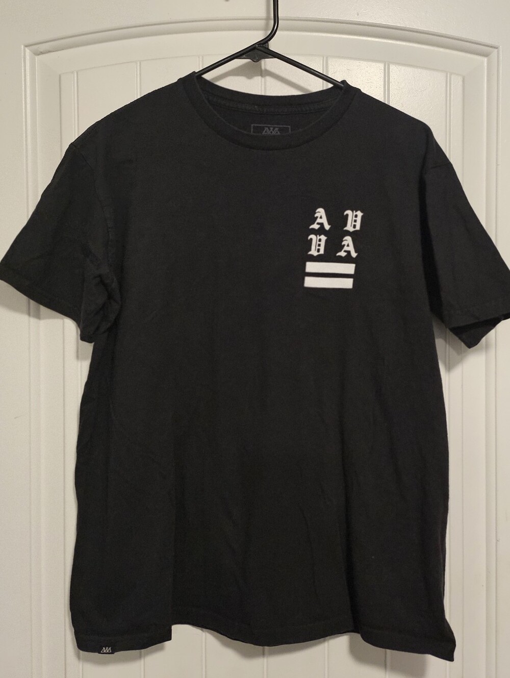 Black Graphic Logo Crewneck T-Shirt